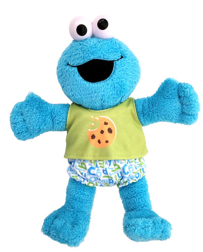 Baby cookie monster plush - monster, 14"