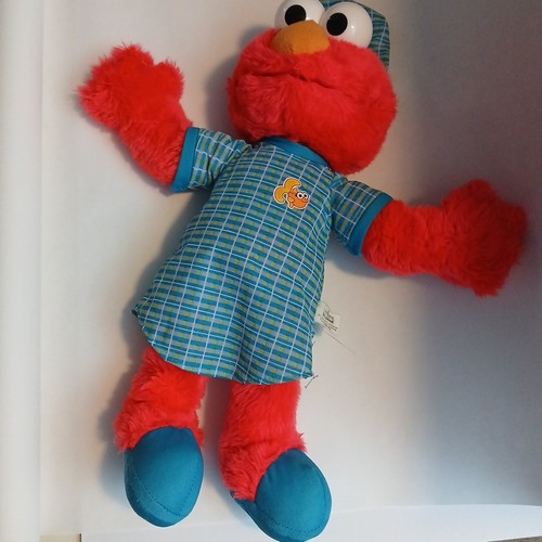 2006 pajama elmo - elmo, plush