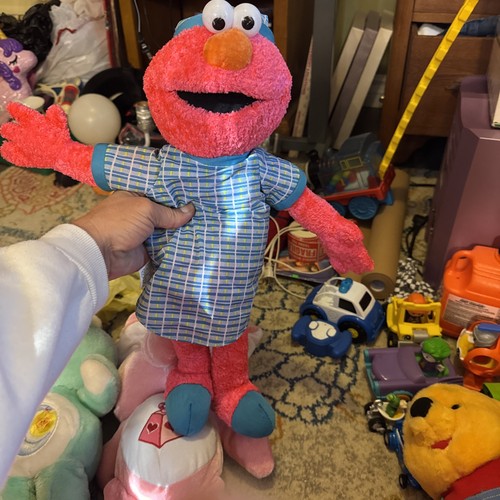 2006 pajama elmo plush sesame - pajama,