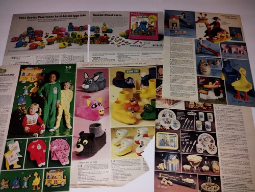 Vtg sesame street catalog - sesame,